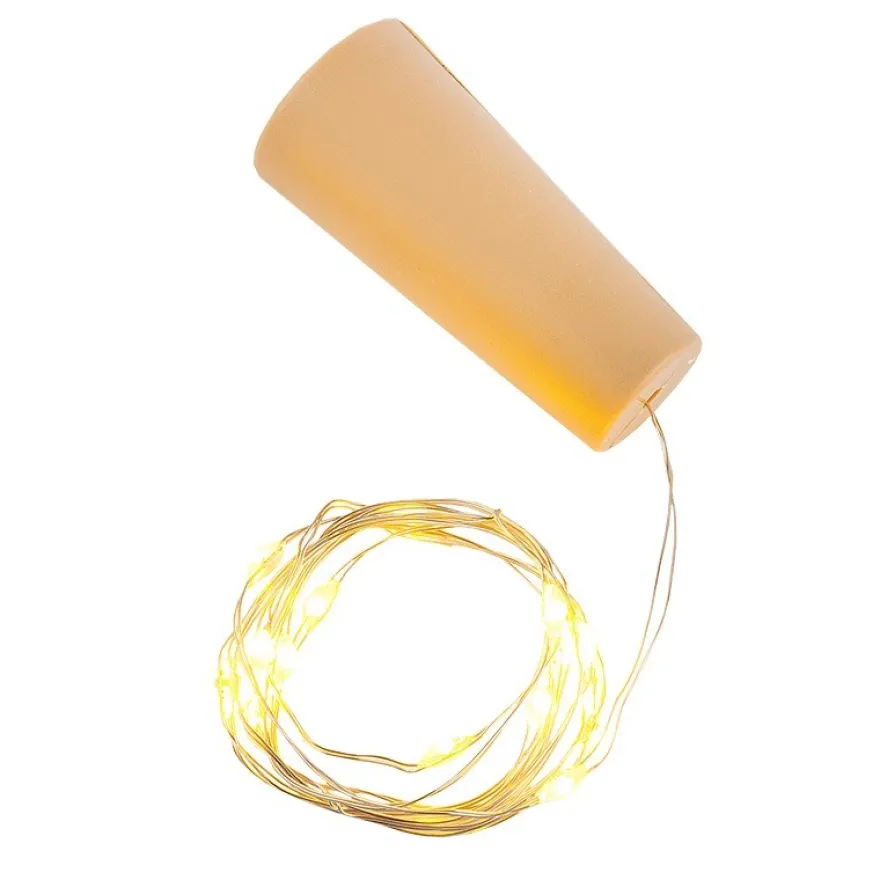 LED-Flaschenlichter mit je 20 LED-Lichtern, 10 Stück