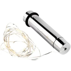 LED-Flaschenlicht mit 20 LED-Lichtern, Draht-Lichterkette, warmweiß