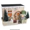 LED-Kamin, 25,5cm x 13,5cm x 18cm, mit Flammeneffekt, mit Timer