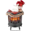 LED-Kamin, Nostalgie, 35cm x 30cm x 17cm, mit Timer-Funktion