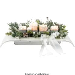 LED-Kerzen, 3,2cm hoch Ø3,6cm & 4,5cm hoch Ø3,6cm, warmweiß, Timer-Funktion, 12 Stück