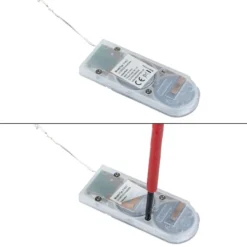 LED-Kerzenflamme am Draht, mit Flackereffekt, 1 LED in Warmweiß, inkl. Timer