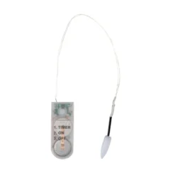 LED-Kerzenflamme am Draht, mit Flackereffekt, 1 LED in Warmweiß, inkl. Timer