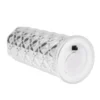 LED-Kerzen, Kristalloptik 1, transparent, 15,5cm hoch, 2 Stück