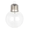LED-Kugeln Glühbirne, Ø6cm, transparent, 4 Stück
