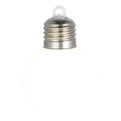 LED-Kugeln Glühbirne, Ø6cm, weiß, 4 Stück