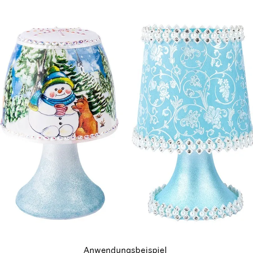 LED-Lampe mit Timerfunktion, weiß, 19 cm hoch