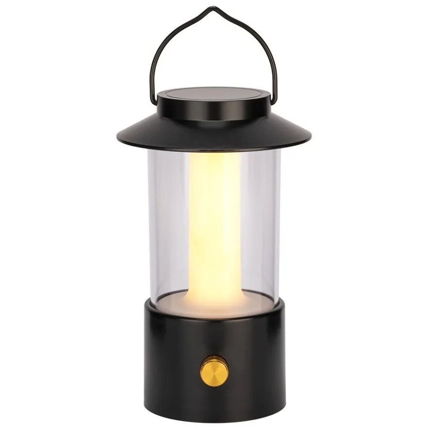 LED-Laterne, 19cm hoch, dimmbar, mit Timer-Funktion