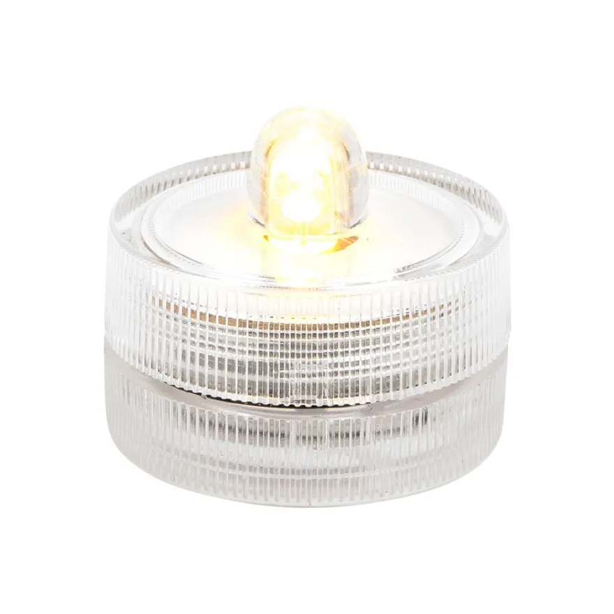 LED-Leuchten, warmweiß, wasserfest, Ø 3cm, 2 Stück