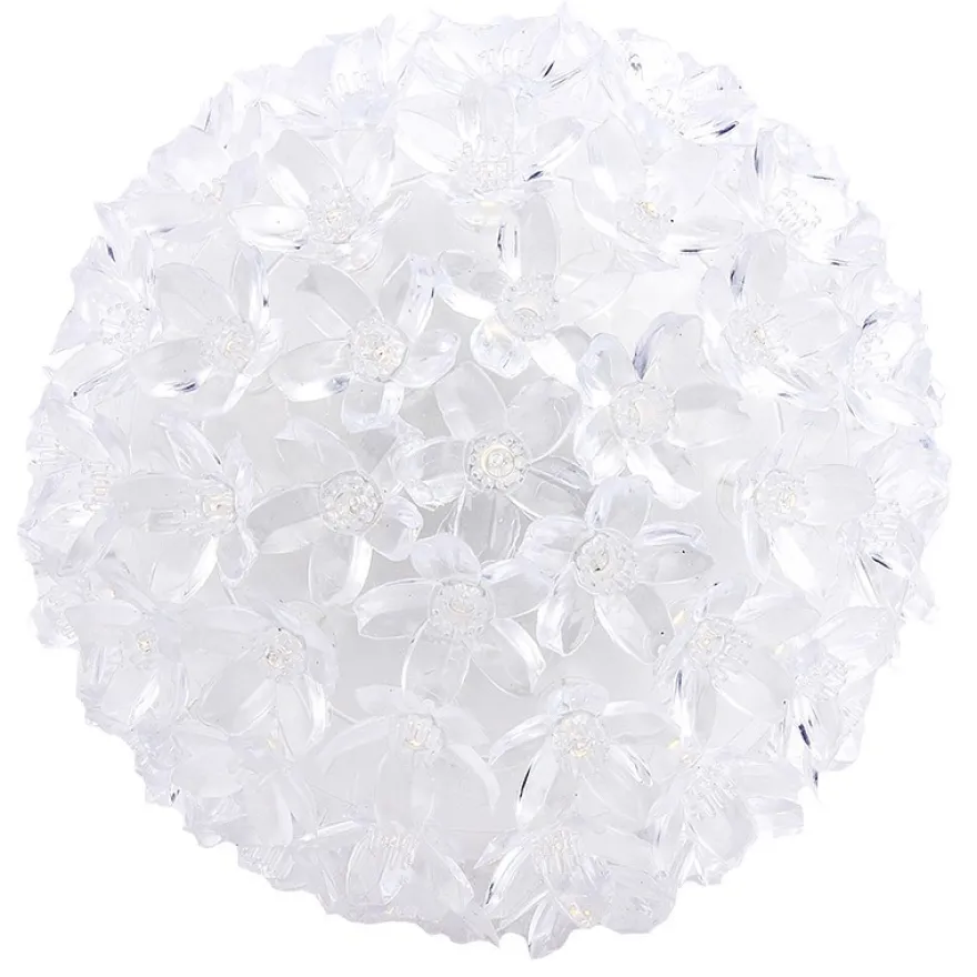 LED-Leuchtkugel Kirschblüte, Ø 14cm, warmweiß, mit 100 LED-Lämpchen