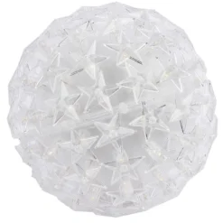 LED-Leuchtkugel Stern, Ø 14cm, 100 LEDs, warmweiß, inkl. Timer