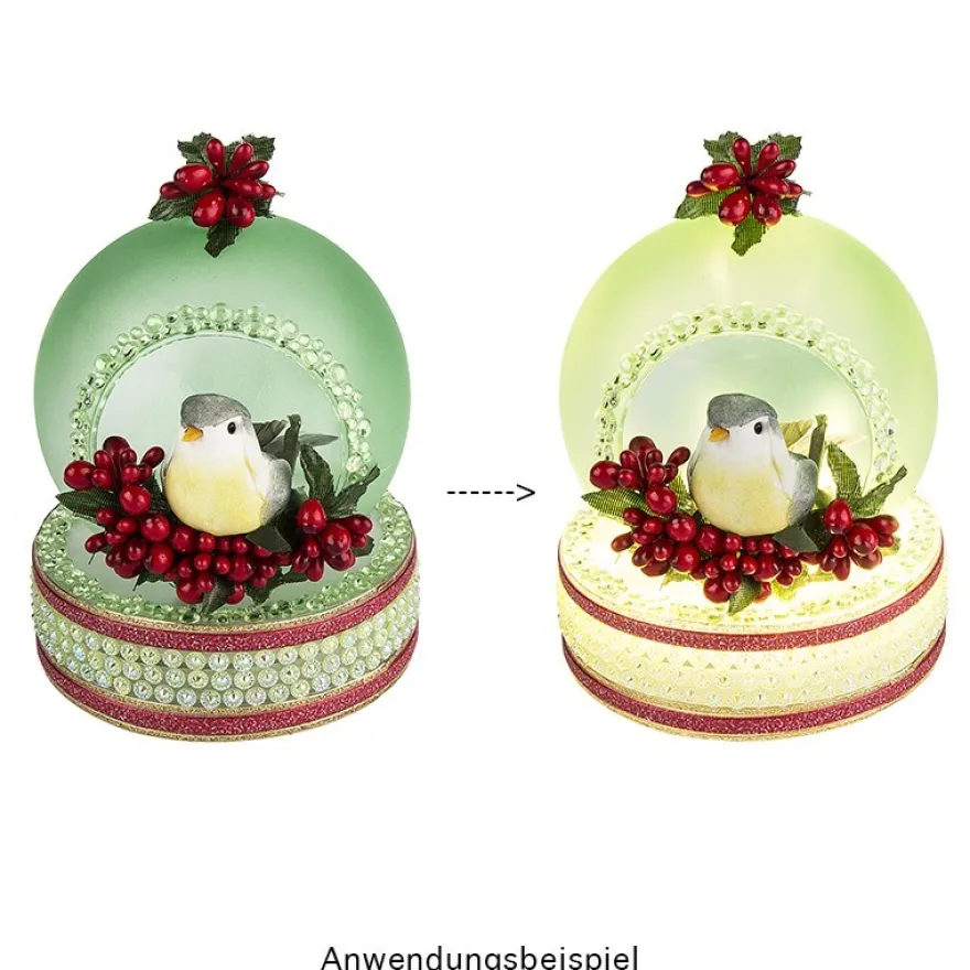LED-Leuchtsockel, Light Base, rund, Ø 10cm, 3,2cm hoch, 15 LEDs, warmweiß
