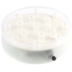 LED-Leuchtsockel, Light Base, rund, Ø 10cm, 3,2cm hoch, 15 LEDs, warmweiß