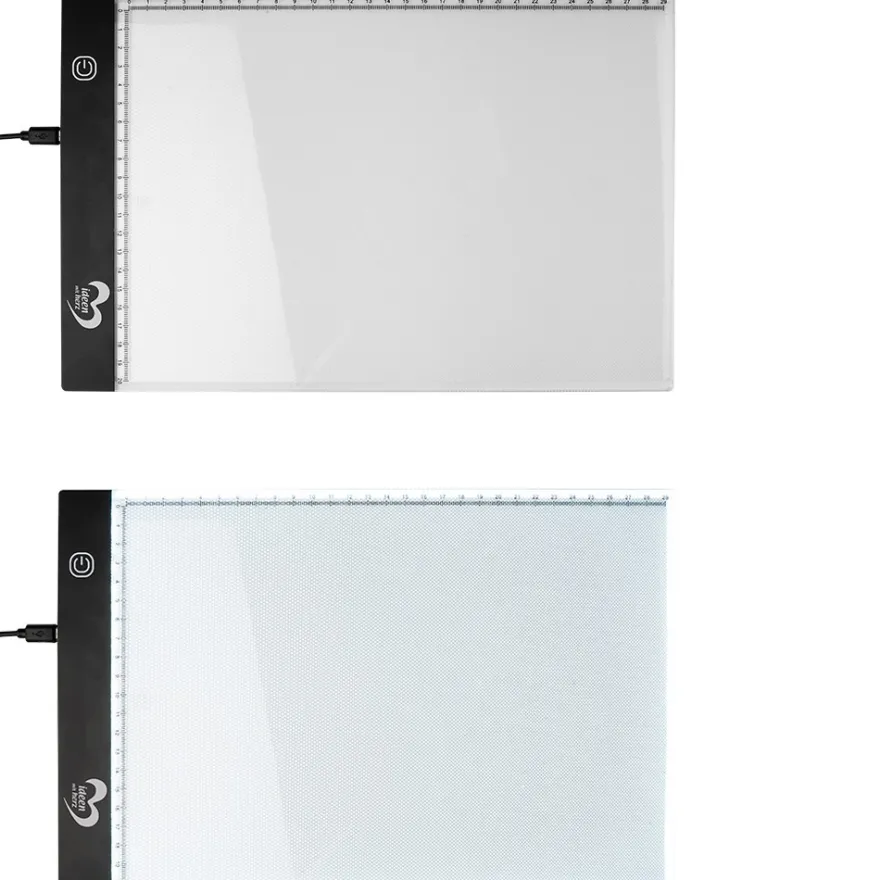 LED-Leuchttisch DIN A4, 3 Helligkeitsstufen, inkl. USB-Kabel und Zubehör