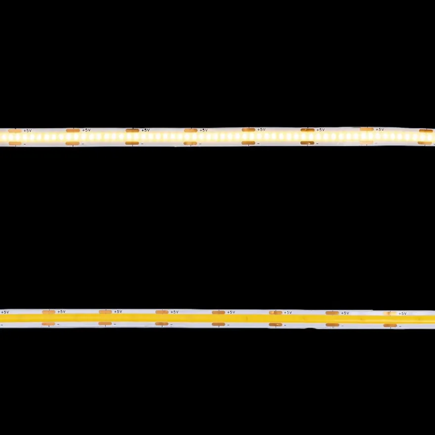LED-Lichterband, selbstklebend, warmweiß, mit Timer, 128er, 1,40m lang