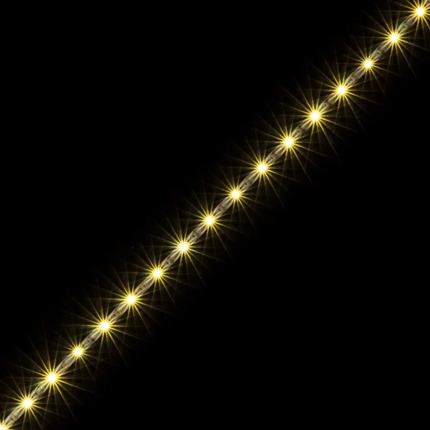 LED-Lichterband, selbstklebend, warmweiß, inkl. Timer, 30er, 1 m, 80 cm Kabelzulauf