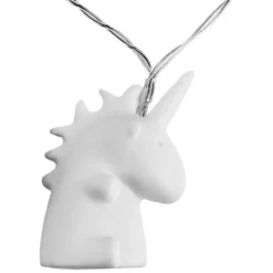 LED-Lichterkette Einhorn, warmweiß, 10er