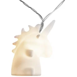 LED-Lichterkette Einhorn, warmweiß, 10er