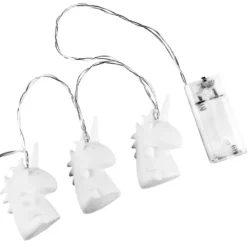 LED-Lichterkette Einhorn, warmweiß, 10er