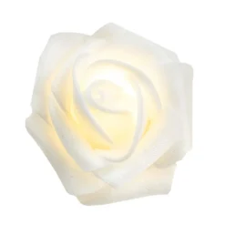 LED Lichterkette, Rosen, 20 LED-Lichter in Warmweiß