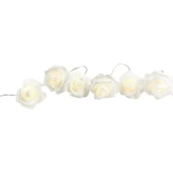 LED-Lichterkette, Rosen, 10 LED-Lichter in Warmweiß, inkl. Timer
