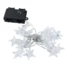 LED-Lichterkette, Sterne, 20 LEDs in Warmweiß, 2,20m lang, inkl. Timer,