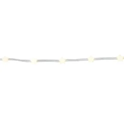 LED-Lichterkette Sterne, warmweiß, transparentes Soft-Kabel, 30 LEDs, inkl. Timer