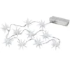 LED-Lichterkette Sterne, warmweiß, inkl. Timer, 10er