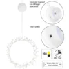 LED-Lichterkranz, Ø23cm, 20 Bündel mit je 10 LEDs, warmweiß, inkl. Timer