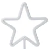 LED-Lichtschlauch, Stern mit Podest, 30,5cm hoch, warmweiß, inkl. Timer