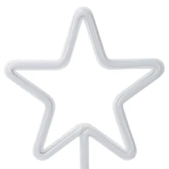 LED-Lichtschlauch, Stern mit Podest, 30,5cm hoch, warmweiß, inkl. Timer