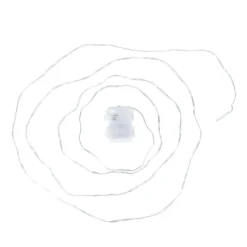 LED-Micro-Lichterkette, warmweiß, inkl. Timer, transparentes Soft-Kabel, 100er