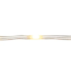 LED-Micro-Lichterkette, warmweiß, inkl. Timer, transparentes Soft-Kabel, 50er