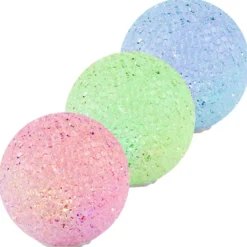 LED-Schneeball mit Farbwechsel und Timer, Ø 6cm
