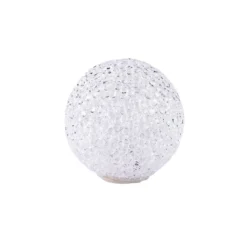 LED-Schneeball mit Farbwechsel und Timer, Ø 6cm