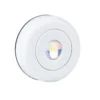 LED-Spot, zum Kleben, Ø6,8cm, 2,5cm hoch, Regenbogen-Lichteffekt