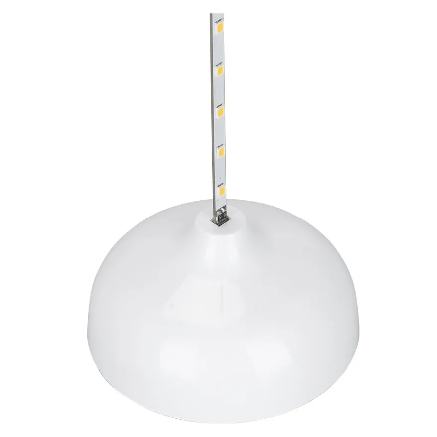 LED-Stab-Podest, 21,7cm hoch, Fuß: Ø7,7cm, 26 LEDs in Warmweiß, mit Timer-Funktion