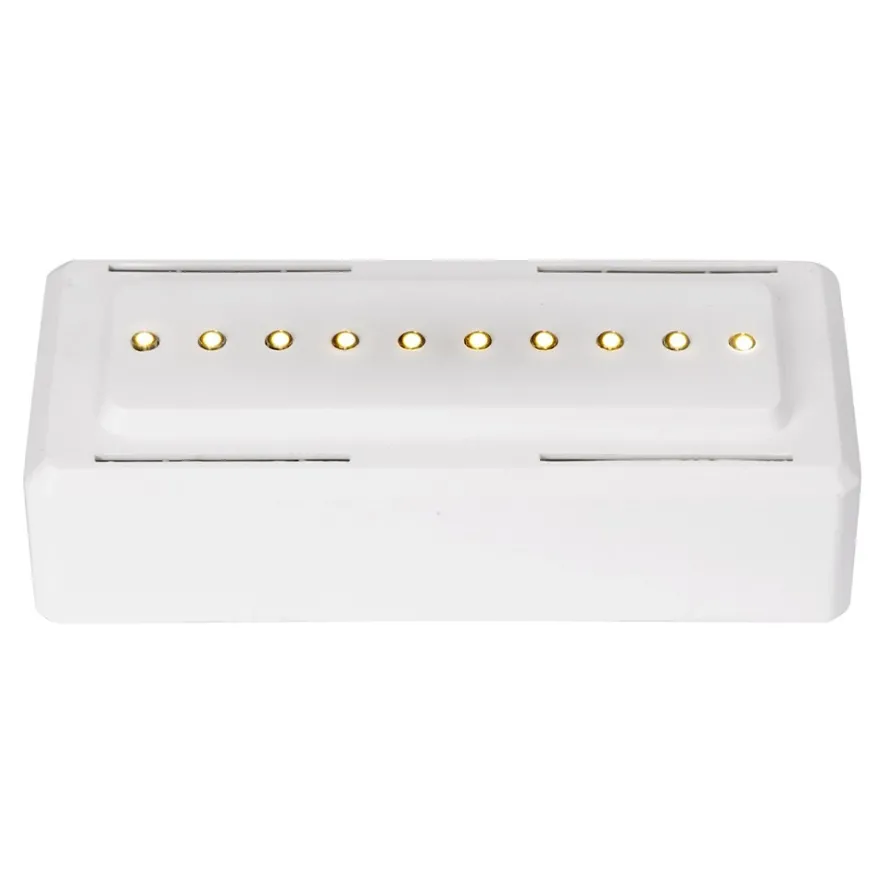 LED-Steck-Podest Rechteck, 15cm x 6,5cm x 4cm, inkl. Timer