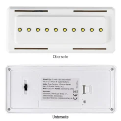 LED-Steck-Podest Rechteck, 15cm x 6,5cm x 4cm, inkl. Timer