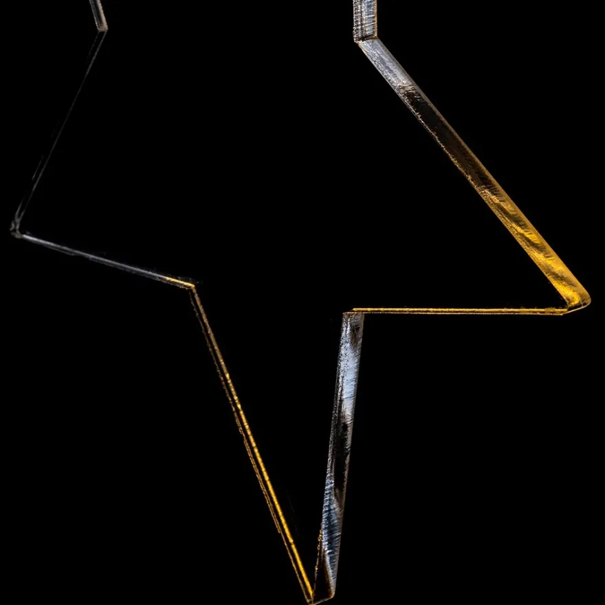 LED-Sternen-Girlande, Trio, 3 Sterne, warmweiß, inkl. Timer