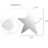 LED-Stern Infinity 2, 20cm x 1,2cm x 19cm, warmweiß, inkl. Timer, mit Saugnapf