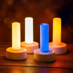 LED-Säule, mit Farbwechsel, 13cm hoch, inkl. Timer