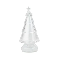 LED-Tannenbäume, 11cm hoch, Ø5cm, warmweiß, inkl. Timerfunktion, 2 Stück