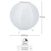 LED-Tischlampe, aus Papier, 21,5cm hoch, mit Timer-Funktion