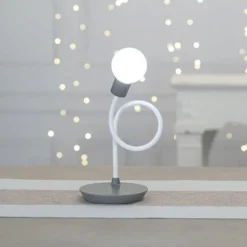 LED-Tischlampe, mit flexiblem Arm, 53cm hoch, dimmbar, USB-Kabel oder batteriebetrieben