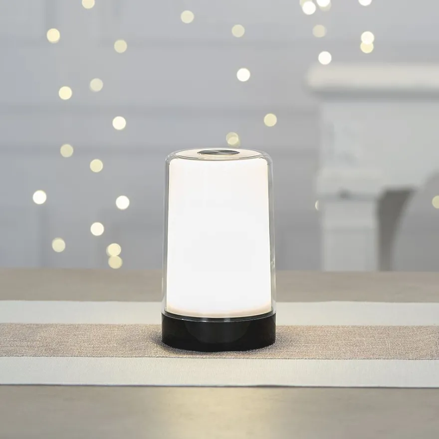 LED-Tischlampe, mit Touchsensor, 14,5cm hoch, dimmbar, USB-Kabel oder batteriebetrieben