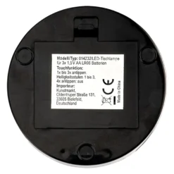LED-Tischlampe, mit Touchsensor, 14,5cm hoch, dimmbar, USB-Kabel oder batteriebetrieben