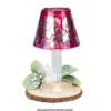 LED-Tischlämpchen, Kristalloptik 1, transparent, 12cm hoch, 2 Stück