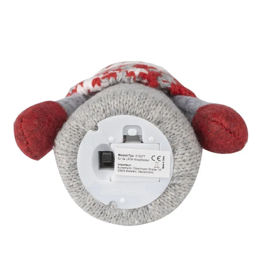 LED-Wichtel, zum Aufhängen, 15cm hoch, 8cm breit, inkl. Knopfzellenbatterien
