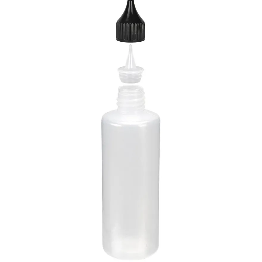 Leerflaschen, für je 90 ml Inhalt, Ø 3,7cm, 12,5 cm hoch, 6 Stück